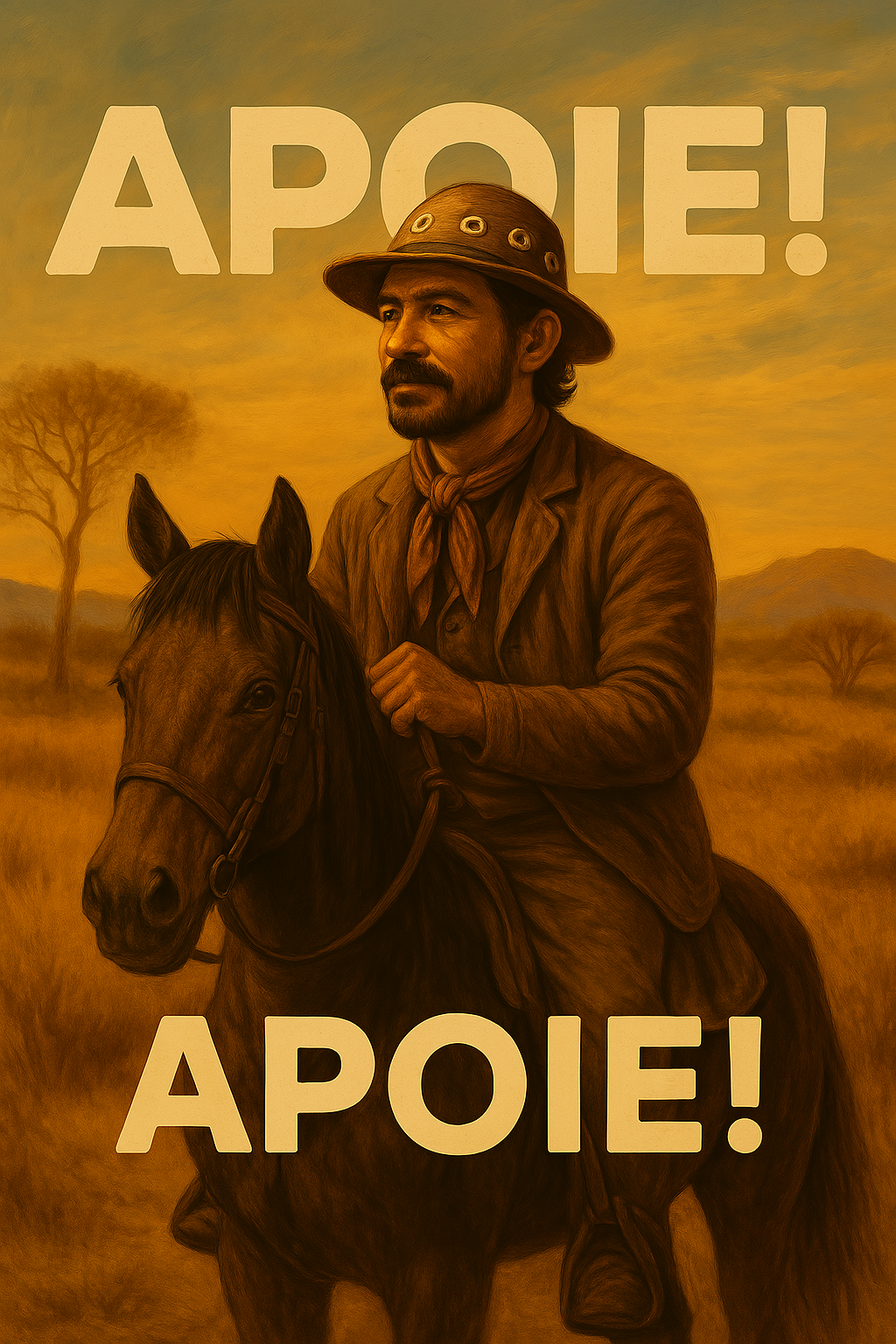 Imagem realista do vaqueiro